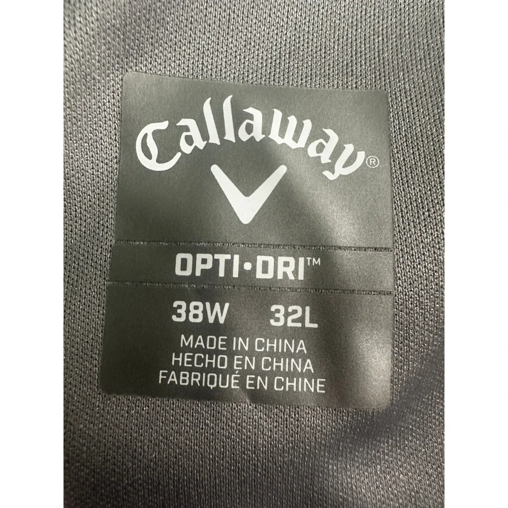 Callaway Golf Pants Mens 38x32 Brown Opti-Dri Performance Trousers